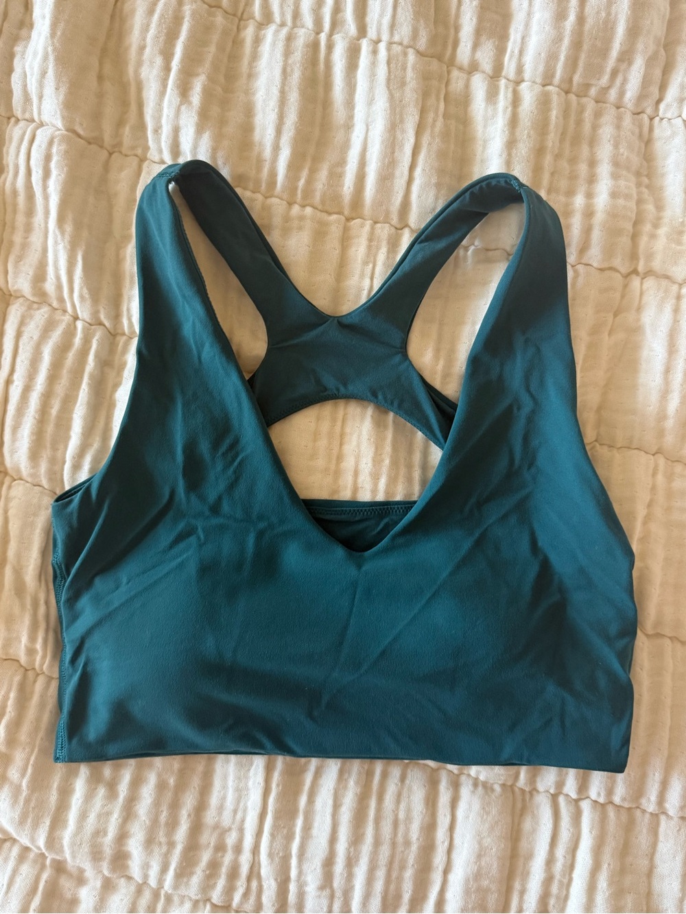 lululemon athletica Teal Racerback Sports Bra